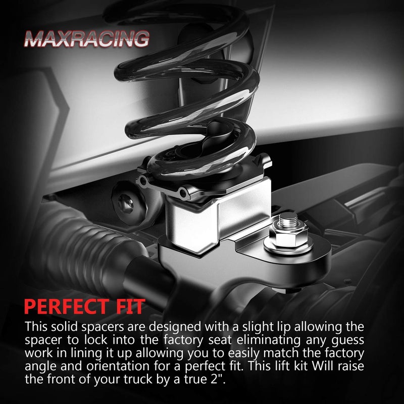 MAXRACING 2-Inch Suspension Leveling Kit Compatible with 2005-2025 Ford F250 F350 Super Duty 4WD - Image 4